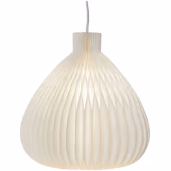 Abat-jour en papier 'Honey Comb' en papier FSC, pliable, pour ampoules et douilles E14, blanc, Ø 38 cm Élégante décoration su ...