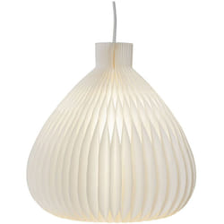 Star Trading - Abat-jour « Nid d'abeille » en papier fsc, blanc, pliable, pour douille E14, 38 cm