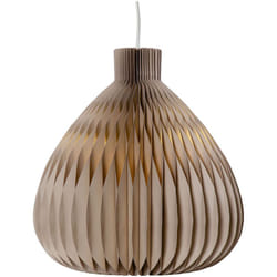 Star Trading - Abat-jour 'Honeycomb' en papier fsc, beige, pliable, pour douille E14, 38 cm