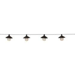 Star Trading 482-06 Guirlande lumineuse décorative Noir, Blanc 10 lampe(s) LED 0,6 W