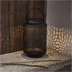 Star Trading 482-67 lanterne LED Noir