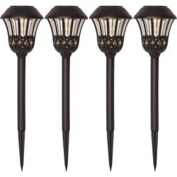 Lace Lot de 4 lampes solaires de jardin avec capteur crépusculaire - Star Trading