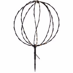 Star Trading 857-51, Figurine lumineuse décorative, Noir, Ambiance, Orientation, Balcon, Jardin, Patio, Terrace, 6 h, 18 h