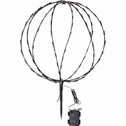 Star Trading 857-52, Figurine lumineuse décorative, Noir, Ambiance, Orientation, Balcon, Jardin, Patio, Terrace, 6 h, 18 h