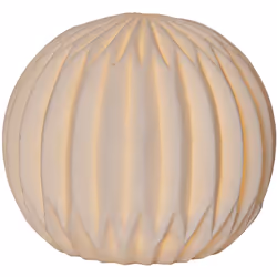 Lampe d'extérieur LED « Sandy », boule lumineuse en grès, blanche, Ø 25 cm Un éclairage décoratif d'extérieur exceptionnel en ...