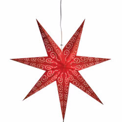 Star Trading Antique, Figurine lumineuse décorative, Rouge, IP20, 1 lampe(s), E14, 25 W