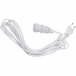 Douille de lampe 'Basic' avec douille E14, blanc, 350cm Accessoires pour étoiles lumineuses La douille de lampe 'Basic' est u ...