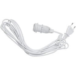 Douille de lampe 'Basic' avec douille E14, blanc, 350cm - Star Trading