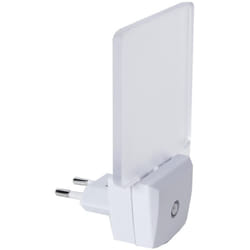 Star Trading - Veilleuse led Functional, avec fiche pour la prise de courant, 5lm, capteur crépusculaire, blanc froid, 11,4 cm