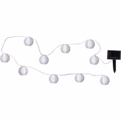 Star Trading 477-13, Guirlande lumineuse décorative, Blanc, Polyvinyl chloride (PVC), IP44, Transparent, 10 lampe(s)