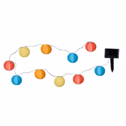 Star Trading 477-14, Multicolore, IP44, 10 lampe(s), LED, 0,65 W, Blanc froid