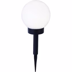 Star Trading 477-76, Piedestal extérieur/Lampadaire, Noir, Blanc, IP44, Jardin, Blanc, 1 ampoule(s)