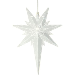 Star Trading Metal Star Betlehem Figurine lumineuse décorative Blanc 1 lampe(s) LED
