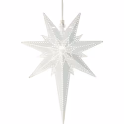 Star Trading Metal Star Betlehem Figurine lumineuse décorative Blanc 1 lampe(s) LED