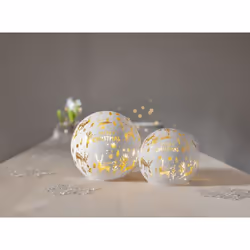 Star Trading 460-31 Figurine lumineuse décorative Argent, Blanc 8 lampe(s) LED 0,27 W