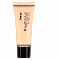 deBBY Mat&Perfect Fluid, Tube, Liquide, Peau mixte, Lissage, Caramel, Mat