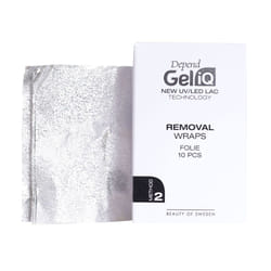 Gel Iq bandas para quitaesmaltes 10 u