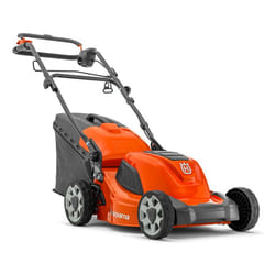 Husqvarna LC 141C tondeuse à gazon Marcher derrière un tracteur tondeuse Batterie Noir, Orange