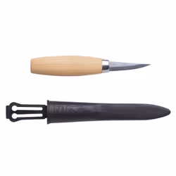 Morakniv Woodcarving 120, Couteau de cuisine, Acier au carbone, Bois, Bois, 62,7 g
