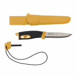 Morakniv Companion Spark, Camper/scout, Pointe centrale, Acier inoxydable, Jaune, 1 outils, 22,3 cm
