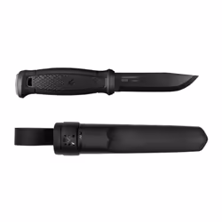 Morakniv 13716, Unique, Couteau de chasse, Pointe centrale, Acier au carbone, Polyamide, Noir