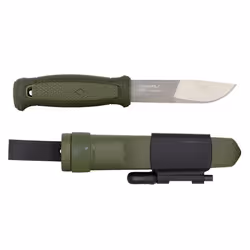 Morakniv Kansbol, Unique, Couteau de chasse, Pointe centrale, Acier inoxydable, Polymère, Élastomère thermoplastique (TPE), V ...