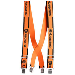 Husqvarna Hosenträger Metallclips Bretelles croisées dans le dos Noir, Orange