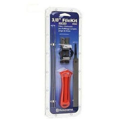 Sharpering et ensemble de nettoyage Husqvarna Hobby 505698138; pour les chaînes 3/8 ''