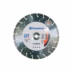 Description générale Disque diamant conçu par HUSQVARNA, idéal pour le sciage du béton armé ou non, de l'asphalte, du béton f ...