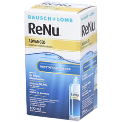 Bausch &amp  Lomb Contactologie Renu Advanced Solution Multifonctions Nettoyage Avancé 100ml