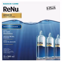Bausch + Lomb ReNu Advanced Solution Multifonctions Lot de 3 x 360 ml