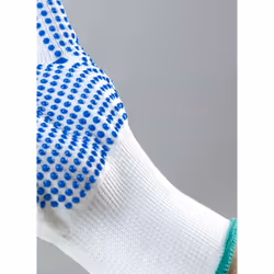 Ejendals TEGERA 630 Gants d'atelier Bleu, Blanc Nylon, PVC, Polyester