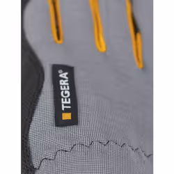 Ejendals TEGERA 9124 Gants d'atelier Noir, Gris, Jaune Nylon, Polyester, Polyuréthane - Vue supplémentaire 2