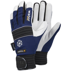 Ejendals TEGERA 297 Gants d'atelier Noir, Bleu, Blanc Elastane, Latex, Cuir, Polyester