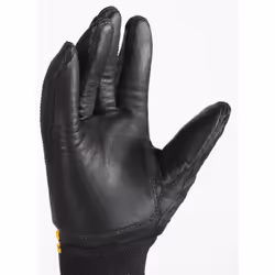 Ejendals TEGERA 9181 Gants d'atelier Noir, Jaune Latex, Cuir, Polyuréthane