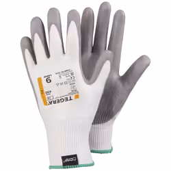 Ejendals TEGERA 430, Gants d'atelier, Gris, Blanc, Atelier, Adulte, Adulte, Unisexe