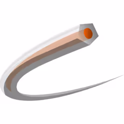 Husqvarna 597 66 92-31, Fil de coupe-bordures, Orange, Translucide, Polymère, 56 m, all standard trimmer heads, Suède