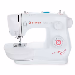 SINGER Fashion Mate, Blanc, Machine à coudre automatique, coudre, Étape 4, Variable, Foie, Rotatif