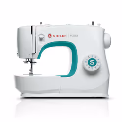SINGER M3305, Vert, Blanc, Machine à coudre semi-automatique, coudre, en une étape, Foie, Rotatif, Electrique
