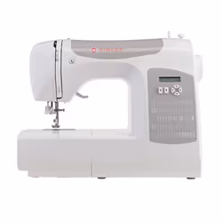 SINGER C5205, Gris, Blanc, Machine à coudre automatisée, en une étape, LCD, Electrique