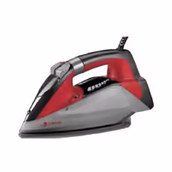 SINGER SteamLogic 7061, Fer à vapeur, Semelle en céramique, 3 m, 75 g/min, Gris, Rouge, 30 g/min