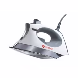 SINGER Steam Craft, Fer à vapeur, Semelle en acier inoxydable, 3 m, 75 g/min, Gris, Blanc, 17 g/min