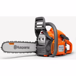 Tronçonneuse à essence HUSQVARNA 440 II Caractéristiques techniques : Puissance : 1,8 kW Cylindrée : 40,9 cc Vitesse à la pui ...