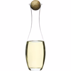 Sagaform 5015336, Verseuse, 1 L, Transparent, Verre, Rond, Bois
