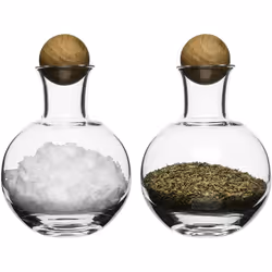 Sagaform 5016554, Transparent, Verre, Bois, Bois, 2 pièce(s)