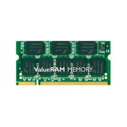 Kingston Technology ValueRAM 512MB 400MHz DDR Non-ECC CL3 (3-3-3) SODIMM module de mémoire 0,5 Go 1 x 0.5 Go