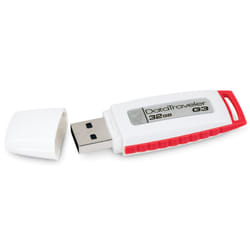 Kingston Technology DataTraveler G3 32GB lecteur USB flash 32 Go USB Type-A 2.0 Rouge, Blanc