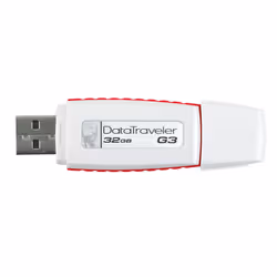 Kingston Technology DataTraveler G3 32GB lecteur USB flash 32 Go USB Type-A 2.0 Rouge, Blanc