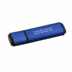 Kingston Technology DataTraveler Vault Privacy 3.0 8 GB lecteur USB flash 8 Go USB Type-A 3.2 Gen 1 (3.1 Gen 1) Bleu - Vue supplémentaire 2