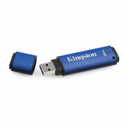 Kingston Technology DataTraveler Vault Privacy 3.0 8 GB lecteur USB flash 8 Go USB Type-A 3.2 Gen 1 (3.1 Gen 1) Bleu - Vue supplémentaire 3